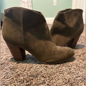 Stylish Tan Suede Ankle Boots